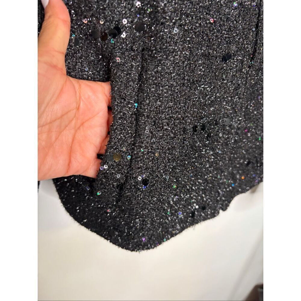 Zara Tweed Texture Sequin Jacket - Picture 8 of 8
